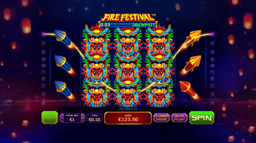 Fire Festival fun88 mobile betting 1