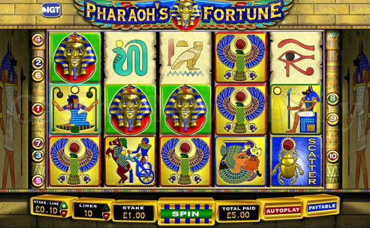 Pharaoh's Fortune Slot ดาวโหลดไฟล fun88